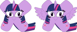 Size: 1280x531 | Tagged: safe, artist:worldofcaitlyn, part of a set, twilight sparkle, alicorn, pony, g4, alphabet lore, crossover, explanation in the description, female, horn, simple background, solo, transparent background, twilight sparkle (alicorn), wings, x