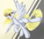 Size: 1565x1370 | Tagged: safe, artist:pixelsartshop, artist:pixthemallow, derpy hooves, pegasus, pony, g4, abstract background, balancing, female, food, mare, muffin, open mouth, ponies balancing stuff on their nose, solo, spread wings, standing on two hooves, that pony sure does love muffins, wings