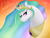 Size: 4000x3000 | Tagged: safe, artist:loopina, princess celestia, alicorn, pony, g4, female, gradient background, mare, solo