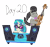 Size: 3208x3000 | Tagged: safe, artist:ktd1993, dj pon-3, octavia melody, vinyl scratch, earth pony, pony, unicorn, g4, cello, duo, female, headphones, high res, lesbian, musical instrument, ship:scratchtavia, shipping, simple background, transparent background, wubcart