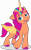 Size: 3670x5978 | Tagged: safe, sunny starscout, alicorn, earth pony, pony, g5, my little pony: make your mark, official, .svg available, alicornified, artificial horn, artificial wings, augmented, female, horn, magic, magic horn, magic wings, mane stripe sunny, mare, race swap, simple background, solo, sunnycorn, svg, transparent background, vector, wings