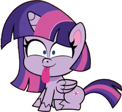 Size: 509x469 | Tagged: safe, edit, edited screencap, editor:pascalmulokozi2, screencap, twilight sparkle, alicorn, pony, all that jitters, g4.5, my little pony: pony life, background removed, concave belly, female, mare, not a vector, simple background, solo, tongue out, transparent background, twilight sparkle (alicorn)