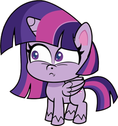 Size: 726x771 | Tagged: safe, edit, edited screencap, editor:pascalmulokozi2, screencap, twilight sparkle, alicorn, pony, all that jitters, g4.5, my little pony: pony life, background removed, female, mare, not a vector, simple background, solo, transparent background, twilight sparkle (alicorn)