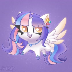 Size: 4096x4096 | Tagged: safe, artist:irinamar, oc, oc only, alicorn, pony, alicorn oc, horn, solo, wings