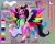 Size: 4096x3277 | Tagged: safe, artist:irinamar, oc, oc only, alicorn, pony, alicorn oc, body markings, color palette, colored ears, colored hooves, colored horn, colored pupil, colored sclera, colored tongue, colored wings, cute, cute little fangs, cyrillic, do not steal, donut steel, ethereal mane, eyeshadow, fangs, gradient mane, gray background, halo, horn, makeup, mismatched eyebrows, mismatched eyes, mismatched hooves, multicolored horn, multicolored wings, multiple horns, multiple wings, rainbow wings, reference sheet, russian, shaped pupil, simple background, solo, standing, striped horn, text, translated in the comments, tricorn, wingding eyes, wings