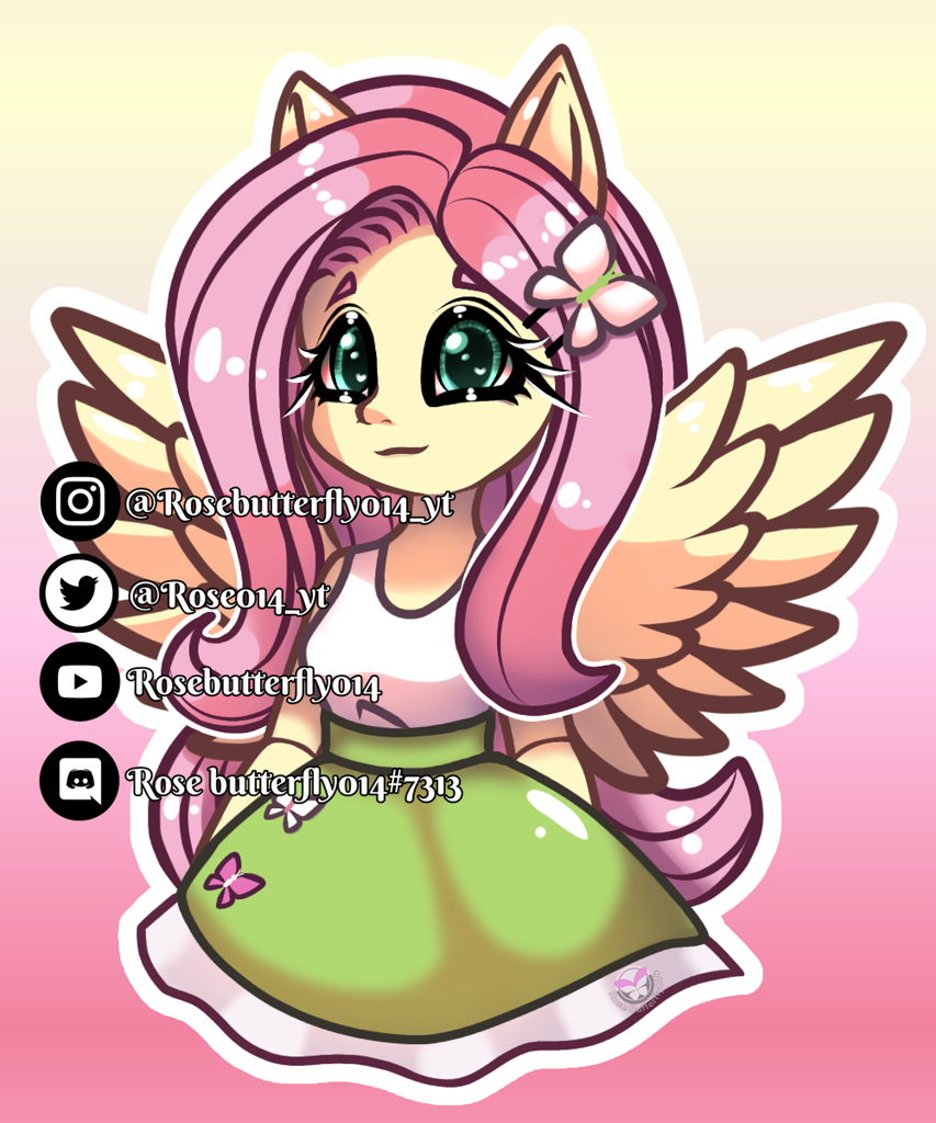 #3148176 - safe, artist:rosebutterfly014, fluttershy, human, pegasus ...