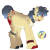 Size: 1000x1000 | Tagged: safe, artist:kazmuun, red delicious, earth pony, pony, series:kazmuun's drawing every pony, g4, >:p, alternate design, apple family member, beanbrows, blue eyelashes, bracelet, chest fluff, choker, coat markings, collar, colored eyelashes, colored hooves, colored pinnae, countershading, cute, cute little fangs, dappled, ear fluff, ear freckles, ear piercing, earring, emo, eyebrows, eyebrows visible through hair, fangs, fetlock tuft, freckles, gradient ears, gradient mane, gradient tail, heterochromia, hooves, jewelry, leg band, male, mismatched hooves, pale belly, piercing, red eyelashes, redesign, screencap reference, simple background, solo, spiked choker, spiked wristband, stallion, standing, tail, tail cuff, tongue out, transparent background, wristband