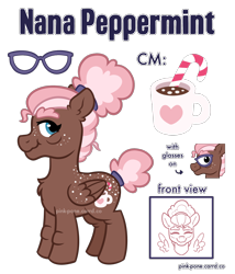 Size: 1800x2100 | Tagged: safe, artist:pink-pone, oc, oc only, oc:peppermint patty, pegasus, pony, female, mare, reference sheet, simple background, solo, transparent background