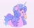 Size: 1044x880 | Tagged: safe, artist:tamabel, izzy moonbow, pony, unicorn, bridlewoodstock (make your mark), g5, my little pony: make your mark, my little pony: make your mark chapter 4, spoiler:g5, bridlewoodstock, cute, food, izzybetes, mouth hold, pancakes, scene interpretation, side view, simple background, smiling, solo, white background