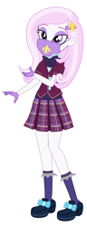 Size: 1500x3900 | Tagged: safe, artist:gmaplay, edit, fleur-de-lis, human, equestria girls, g4, clothes, coronavirus, covid-19, crystal prep, crystal prep academy, crystal prep academy uniform, crystal prep shadowbolts, cutie mark on mask, face mask, gloves, mask, plaid, plaid skirt, school uniform, simple background, skirt, solo, white background
