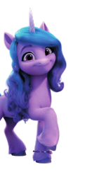 Size: 388x799 | Tagged: safe, izzy moonbow, pony, unicorn, g5, my little pony: make your mark, official, female, mare, simple background, solo, stock render, transparent background