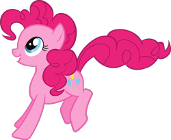 Size: 5275x4335 | Tagged: safe, pinkie pie, earth pony, pony, g4, official, .svg available, female, mare, simple background, solo, stock vector, svg, transparent background, vector