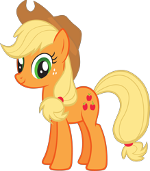 Size: 3180x3626 | Tagged: safe, applejack, earth pony, pony, g4, official, .svg available, applejack's hat, cowboy hat, female, hat, high res, mare, simple background, solo, stock vector, svg, transparent background, vector