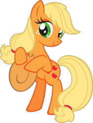 Size: 3130x4134 | Tagged: safe, applejack, earth pony, pony, g4, official, .svg available, applejack's hat, cowboy hat, female, hat, mare, simple background, solo, stock vector, svg, transparent background, vector