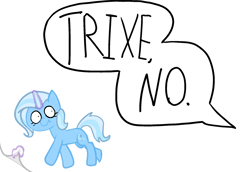 Size: 1800x1240 | Tagged: source needed, safe, artist:kiwiplur, trixie, g4, simple background, text, white background