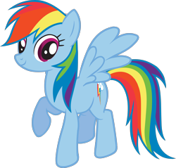 Size: 3713x3553 | Tagged: safe, rainbow dash, pegasus, pony, g4, official, .svg available, female, high res, mare, simple background, solo, stock vector, svg, transparent background, vector