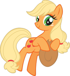 Size: 3442x3732 | Tagged: safe, applejack, earth pony, pony, g4, official, .svg available, applejack's hat, bipedal, cowboy hat, female, hat, high res, looking at you, mare, simple background, solo, stock vector, svg, transparent background, vector