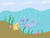 Size: 1280x960 | Tagged: safe, artist:addelum, silverstream, seapony (g4), starfish, g4, blue eyes, blue mane, bubble, dorsal fin, female, fin, fin wings, fins, fish tail, flowing mane, newbie artist training grounds, ocean, seapony silverstream, seaweed, solo, swimming, tail, treasure chest, underwater, water, wings