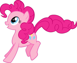 Size: 3753x3092 | Tagged: safe, part of a set, pinkie pie, earth pony, pony, g4, official, .svg available, cute, diapinkes, female, high res, mare, simple background, solo, stock vector, svg, transparent background, vector