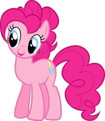 Size: 2920x3376 | Tagged: safe, part of a set, pinkie pie, earth pony, pony, g4, official, .svg available, cute, diapinkes, female, high res, mare, simple background, solo, stock vector, svg, transparent background, vector