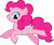 Size: 3501x2973 | Tagged: safe, part of a set, pinkie pie, earth pony, pony, g4, official, .svg available, female, high res, mare, running, simple background, solo, stock vector, svg, transparent background, vector