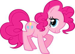 Size: 3763x2696 | Tagged: safe, part of a set, pinkie pie, earth pony, pony, g4, official, .svg available, female, high res, mare, simple background, solo, stock vector, svg, transparent background, vector