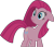 Size: 1728x1469 | Tagged: safe, artist:retroponybro, pinkie pie, earth pony, pony, g4, base used, female, inkscape, pinkamena diane pie, simple background, solo, transparent background, vector