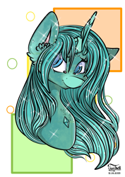 Size: 2480x3496 | Tagged: safe, artist:clarsithell, oc, oc only, oc:allira, crystal pony, pony, unicorn, female, high res, mare, solo