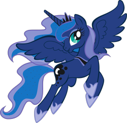 Size: 2323x2256 | Tagged: safe, part of a set, princess luna, alicorn, pony, g4, official, .svg available, female, high res, mare, simple background, solo, stock vector, svg, transparent background, vector