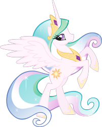 Size: 2161x2690 | Tagged: safe, part of a set, princess celestia, alicorn, pony, g4, official, .svg available, female, high res, mare, simple background, solo, stock vector, svg, transparent background, vector