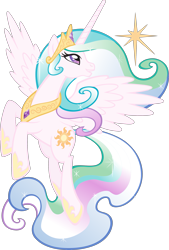 Size: 1953x2896 | Tagged: safe, part of a set, princess celestia, alicorn, pony, g4, official, .svg available, female, mare, simple background, solo, stock vector, svg, transparent background, vector