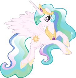 Size: 2562x2629 | Tagged: safe, part of a set, princess celestia, alicorn, pony, g4, official, .svg available, female, high res, mare, simple background, solo, stock vector, svg, transparent background, vector