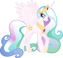 Size: 2629x2439 | Tagged: safe, part of a set, princess celestia, alicorn, pony, g4, official, .svg available, female, high res, mare, simple background, solo, stock vector, svg, transparent background, vector
