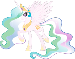 Size: 3438x2705 | Tagged: safe, part of a set, princess celestia, alicorn, pony, g4, official, .svg available, female, high res, mare, simple background, solo, stock vector, svg, transparent background, vector