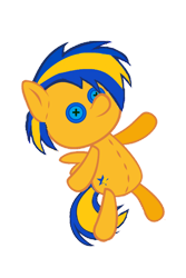 Size: 730x1095 | Tagged: safe, artist:mlpfan3991, oc, oc only, oc:flare spark, pegasus, pony, button eyes, female, hearth's warming doll, plushie, simple background, solo, transparent background, vector