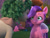 Size: 1340x1008 | Tagged: safe, screencap, dapple, pipp petals, pegasus, pony, unicorn, bridlewoodstock (make your mark), g5, my little pony: make your mark, my little pony: make your mark chapter 4, spoiler:g5, spoiler:my little pony: make your mark, spoiler:my little pony: make your mark chapter 4, spoiler:mymc04e01, bridlewoodstock, cropped, dilated pupils, duo, female, intimidating, male, mare, shadow, stallion, stare down