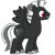 Size: 1280x1280 | Tagged: safe, artist:nightlightartz, artist:ponibytes, oc, oc only, oc:steel stud, pegasus, pony, base used, colored hooves, grin, hoof polish, red eyes, simple background, smiling, solo, spread wings, standing, transparent background, unshorn fetlocks, wings