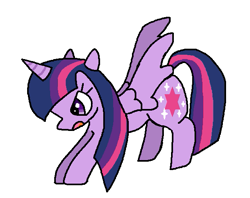 Size: 627x496 | Tagged: safe, twilight sparkle, alicorn, pony, g4, ms paint, simple background, solo, twilight sparkle (alicorn), white background