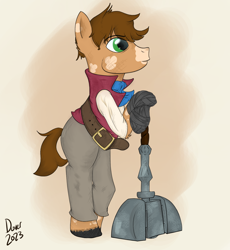 Size: 1390x1514 | Tagged: safe, artist:bigboydover, earth pony, pony, belt, belt buckle, fable, video game, weapon