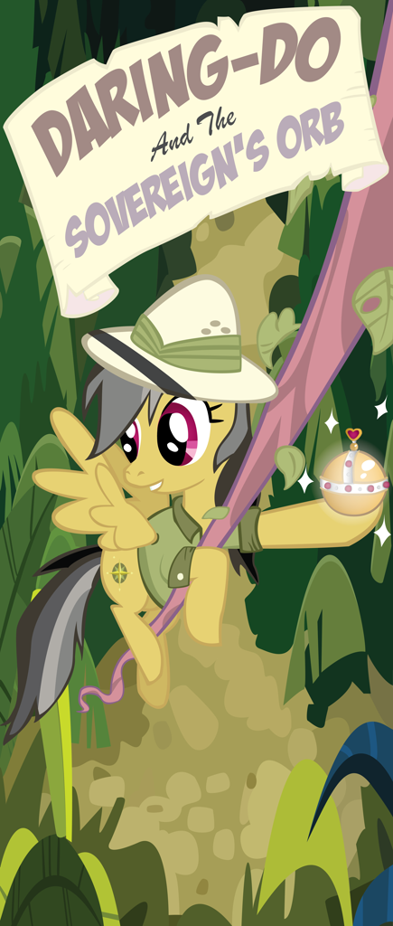 #3150431 - safe, artist:polygonical, daring do, pegasus, pony, b.u.c.k ...