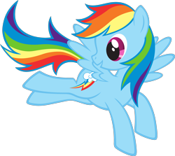 Size: 2541x2265 | Tagged: safe, rainbow dash, pegasus, pony, g4, official, .svg available, female, high res, mare, missing eyelashes, open mouth, open smile, simple background, smiling, solo, stock vector, svg, transparent background, vector