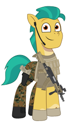 Size: 659x1200 | Tagged: safe, artist:edy_january, artist:prixy05, artist:tharn666, edit, vector edit, hitch trailblazer, earth pony, pony, g5, my little pony: tell your tale, ak-47, assault rifle, black dog squats, boots, call of duty, call of duty: modern warfare 2, call of duty: modern warfare 3, carbine, clothes, cyrillic, equipment, glock, glock 17, gloves, gun, handgun, link in description, male, military, military pony, military uniform, mini drako, pistol, rifle, russian, sergeant, shoes, simple background, soldier, soldier pony, solo, special forces, stallion, tactical squad, tools, transparent background, uniform, united states, us army, vector, vest, vest armor, weapon