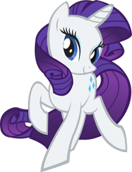 Size: 1997x2589 | Tagged: safe, rarity, pony, unicorn, g4, official, .svg available, female, mare, simple background, smiling, solo, stock vector, svg, transparent background, vector