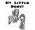 Size: 775x684 | Tagged: safe, artist:polygonical, applejack, rainbow dash, earth pony, pegasus, pony, g4, 8-bit, duo, female, flying, game boy, grayscale, mare, monochrome, pixel art, simple background, song cover, theme song, white background