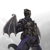 Size: 3000x3000 | Tagged: safe, artist:nsilverdraws, oc, oc only, oc:jackal-macallaidh, bat pony, anthro, amputee, anthro oc, bat pony oc, bat wings, clothes, commission, helmet, high res, kilt, military, military uniform, prosthetic limb, prosthetics, science fiction, skull, spacesuit, uniform, wings