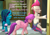 Size: 1540x1080 | Tagged: safe, artist:red4567, misty brightdawn, pipp petals, zipp storm, pegasus, pony, unicorn, g5, 3d, angry, atg 2023, coat markings, female, mare, newbie artist training grounds, pushing, resisting, royal sisters (g5), siblings, sisters, source filmmaker, this will not end well, trio, unshorn fetlocks