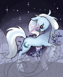 Size: 2048x2519 | Tagged: safe, artist:brainr0tter, trixie, pony, unicorn, g4, female, high res, mare, night, solo, stars