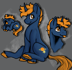 Size: 1369x1335 | Tagged: safe, artist:sursiq, oc, oc only, oc:nova star, pony, unicorn, :p, cute, doodle, male, male oc, solo, stallion, tongue out