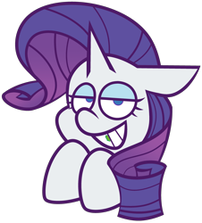 Size: 3087x3411 | Tagged: safe, artist:threetwotwo32232, rarity, pony, unicorn, g4, female, head, high res, looking at you, mare, simple background, smiling, smiling at you, smirk, solo, transparent background