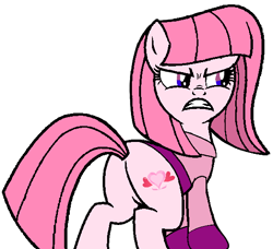 Size: 548x500 | Tagged: safe, artist:muhammad yunus, oc, oc:annisa trihapsari, earth pony, pony, series:the guardian of leadership, g4, angry, annibutt, base used, butt, clothes, earth pony oc, female, furious, gritted teeth, hoodie, mare, plot, simple background, solo, teeth, transparent background